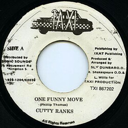 Cutty Ranks One Funny Move USED VINYL 7INCH 45 RPM SINGLE