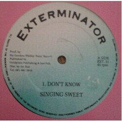 Singing Sweet / Chaka Demus & Pliers Don't Know / You Look Good Vinyl 12" USED
