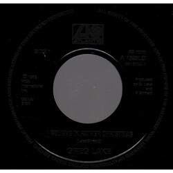 Greg Lake I Believe In Father Christmas Vinyl 7" USED