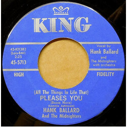 Hank Ballard & The Midnighters (All The Things In Life That) Pleases You USED VINYL 7INCH 45 RPM SINGLE