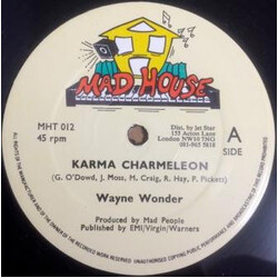 Wayne Wonder / Madhouse Crew Karma Charmeleon USED VINYL 12INCH 45 RPM STEREO