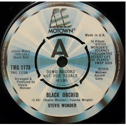 Stevie Wonder Black Orchid Vinyl 7" USED