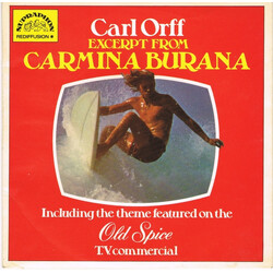Carl Orff / The Czech Philharmonic Orchestra / Czech Philharmonic Chorus Excerpt From Carmina Burana USED VINYL 7INCH STEREO