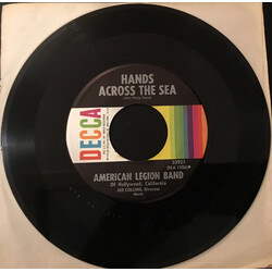 American Legion Band Hands Across The Sea USED VINYL 7INCH 45 RPM SINGLE REISSUE STEREO