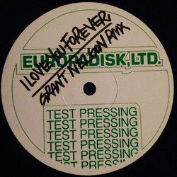 Calvin Rock I Love You (Forever) USED VINYL 12INCH 33 S RPM TEST PRESSING