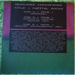 Medicine8 Capital Rocka USED VINYL 12INCH PROMO