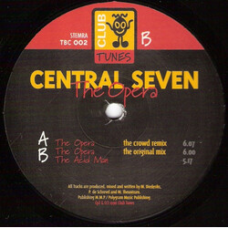 Central Seven The Opera USED VINYL 12INCH 33 S RPM 45 RPM