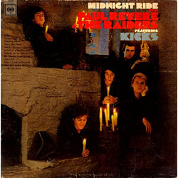 Paul Revere & The Raiders Midnight Ride Vinyl LP USED