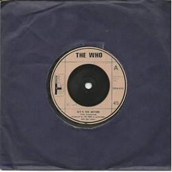 The Who Let's See Action USED VINYL 7INCH 45 RPM SINGLE REISSUE