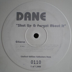 Dane Bowers Shut Up & Forget About It (G4orce Remixes) USED VINYL 12INCH 45 RPM LIMITED EDITION NUMBERED