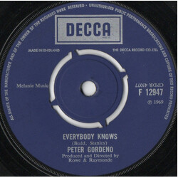 Peter Gordeno (2) Everybody Knows USED VINYL 7INCH SINGLE