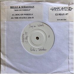 Belle & Sebastian Dog On Wheels USED VINYL 7INCH 45 RPM SINGLE WHITE LABEL