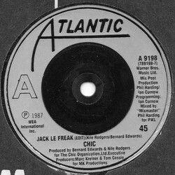 Chic Jack Le Freak (Edit) USED VINYL 7INCH 45 RPM SINGLE