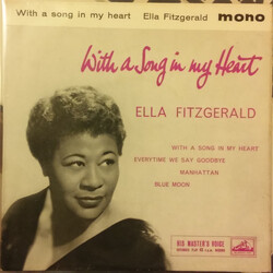 Ella Fitzgerald With A Song In My Heart USED VINYL 7INCH 45 RPM EP REPRESS MONO