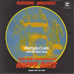 Pratt & McClain / Brotherlove Happy Days USED VINYL 7INCH 45 RPM SINGLE