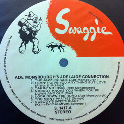 Ade Monsbourgh's Adelaide Connection All Steamed Up Vinyl LP USED