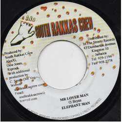 Elephant Man Mr Lover Man Vinyl 7" USED