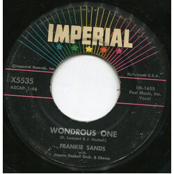 Frankie Sands / Jimmie Haskell And His Orchestra Wondrous One / Got Me A Baby USED VINYL 7INCH 45 RPM