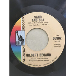 Gilbert Bécaud Sand And Sea USED VINYL 7INCH 45 RPM PROMO