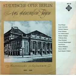 Various Städtische Oper, Berlin - Aus Glanzvollen Tagen Vinyl LP USED