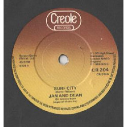 Jan & Dean Surf City / Dead Man's Curve USED VINYL 7INCH REISSUE