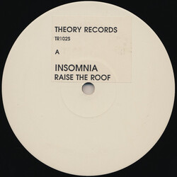 Insomnia (4) Raise The Roof / Rhythm Within USED VINYL 12INCH WHITE LABEL 45 RPM