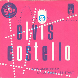Elvis Costello New Amsterdam / Dr Luther's Assistant USED VINYL 7INCH 45 RPM SINGLE STEREO