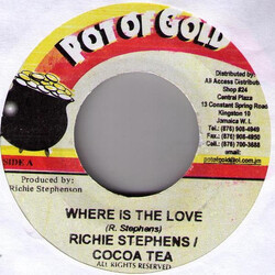Richie Stephens / Cocoa Tea Where Is The Love USED VINYL 7INCH 45 RPM