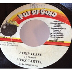 Vybz Kartel / Harry Toddler Strip Tease / Internet USED VINYL 7INCH 45 RPM