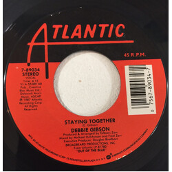 Debbie Gibson Staying Together USED VINYL 7INCH SINGLE 45 RPM