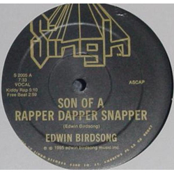Edwin Birdsong Son Of A Rapper Dapper Snapper Vinyl 12" USED