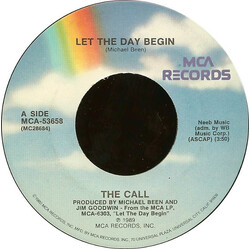 The Call Let The Day Begin USED VINYL 7INCH 45 RPM