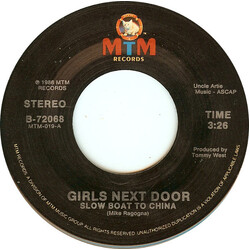 Girls Next Door Slow Boat To China USED VINYL 7INCH 45 RPM SINGLE STEREO