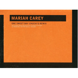 Mariah Carey One Sweet Day (Chucky's Remix) VINYL 12" USED