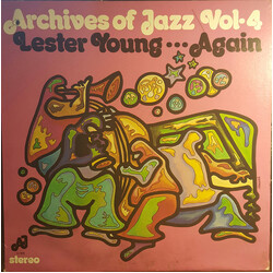 Lester Young Archives Of Jazz Vol-4 Lester Young...Again Vinyl LP USED