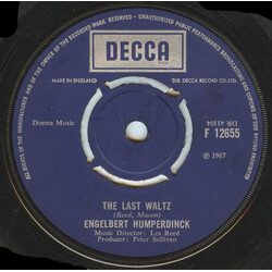 Engelbert Humperdinck The Last Waltz / That Promise USED VINYL 7INCH 45 RPM SINGLE