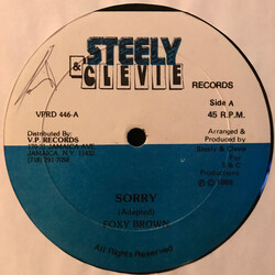Foxy Brown (2) Sorry USED VINYL 12INCH 45 RPM SINGLE