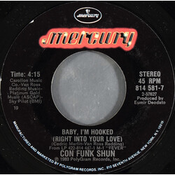 Con Funk Shun Baby, I'm Hooked (Right Into Your Love) USED VINYL 7INCH 45 RPM SINGLE STYRENE STEREO