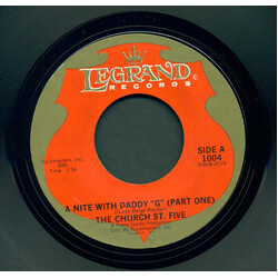 Daddy "G" And The Church Street Five A Night With Daddy "G" USED VINYL 7INCH 45 RPM SINGLE