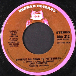 Lou Christie Shuffle On Down To Pittsburgh Vinyl 7" USED