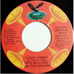Otis Williams & The Charms Ivory Tower Vinyl 7" USED