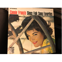 Connie Francis Sings Folk Song Favorites Vinyl LP USED