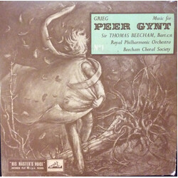 Sir Thomas Beecham / Royal Philharmonic Orchestra / The Beecham Choral Society Music For Peer Gynt No. 1 Vinyl 7" USED
