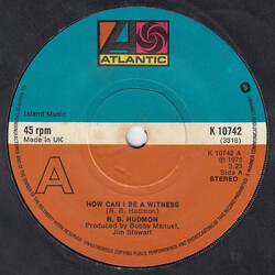 R.B. Hudmon How Can I Be A Witness USED VINYL 7INCH SINGLE 45 RPM