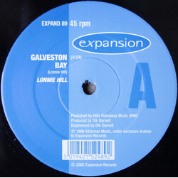 Lonnie Hill Galveston Bay VINYL 12" USED