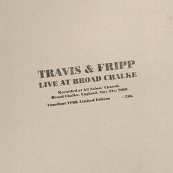 Travis & Fripp Live At Broad Chalke Vinyl LP USED