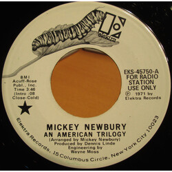 Mickey Newbury An American Trilogy / San Francisco Mabel Joy USED VINYL 7INCH 45 RPM SINGLE PROMO