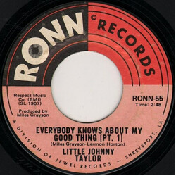 Little Johnny Taylor Everybody Knows About My Good Thing USED VINYL 7INCH 45 RPM