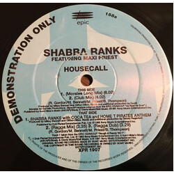 Shabba Ranks Housecall / Pirates Anthem USED VINYL 12INCH 33 S RPM PROMO