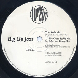 Big Up Jazz The Attitude / Cool Jazz, Cool Jazz USED VINYL 12INCH 33 S RPM